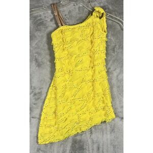 Costume Gallery Solo costume Dancewear SZ M Medium Sparkles Yellow Made In USA